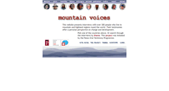 Desktop Screenshot of mountainvoices.org
